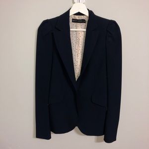 Navy Blue 2 piece Zara pant suit set